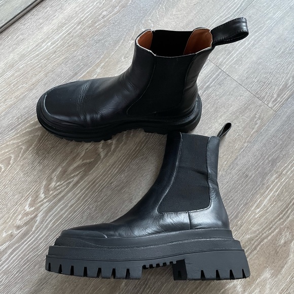 Zara Lug Sole Boots - Picture 2 of 5